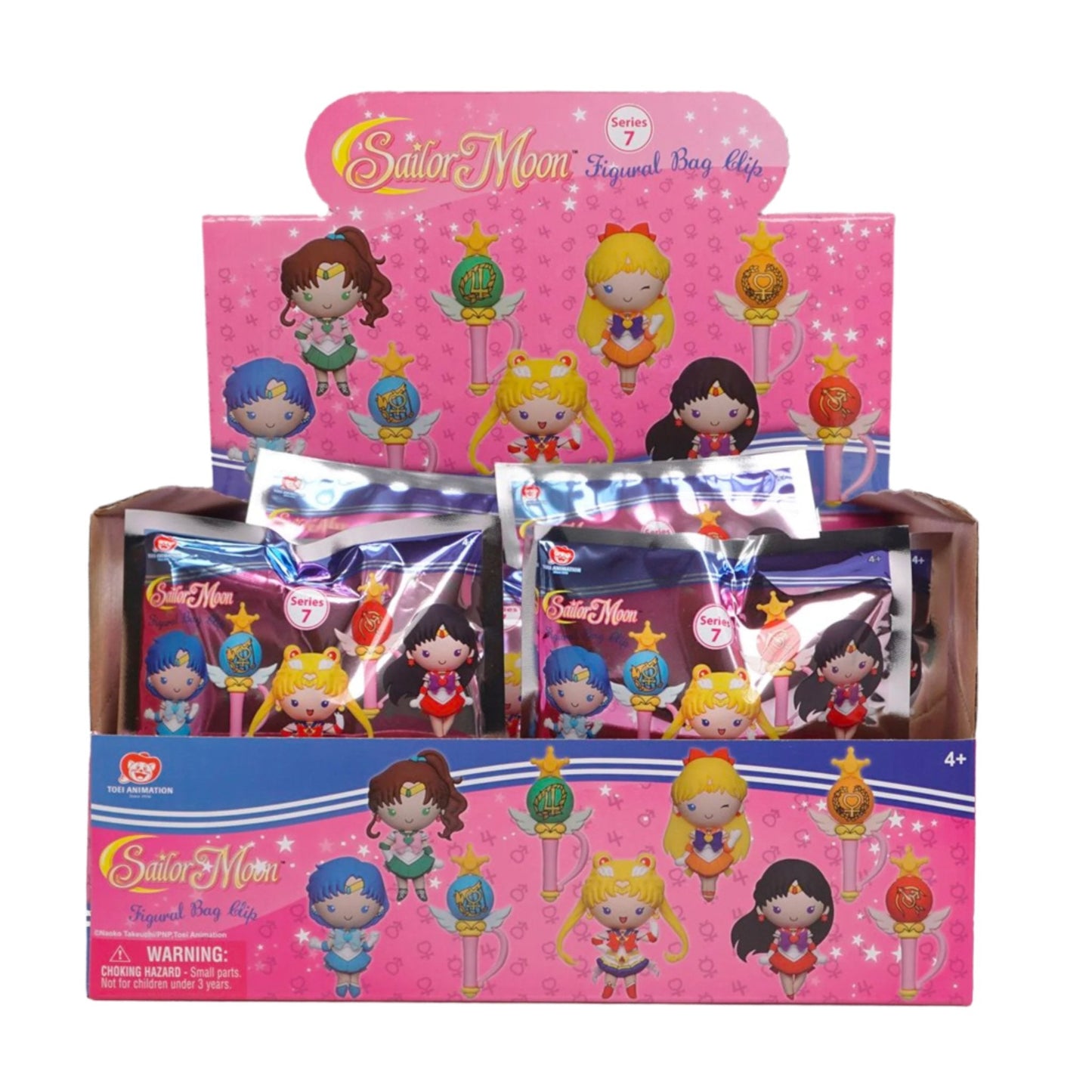 Sailor Moon Series 7 3D Sculpted Character Keychain Clip Blind Bag