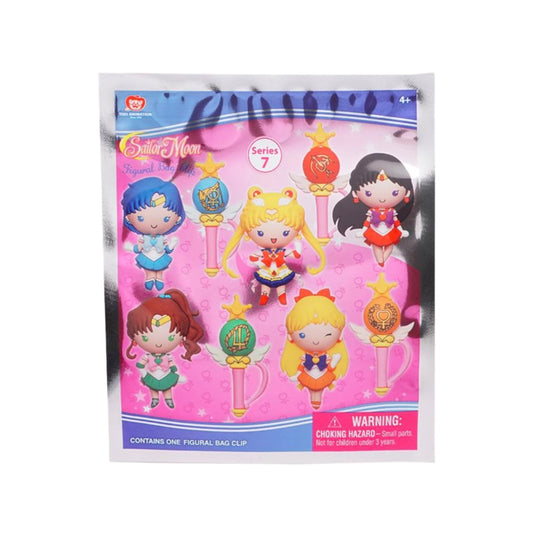 Sailor Moon Series 7 3D Sculpted Character Keychain Clip Blind Bag