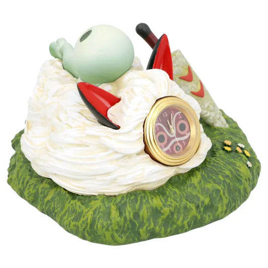 Upon San's Mask (Princess Mononoke) Studio Ghibli Sculpted Desk Clock
