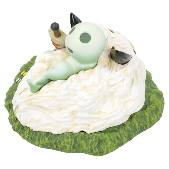 Upon San's Mask (Princess Mononoke) Studio Ghibli Sculpted Desk Clock