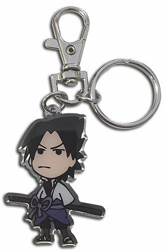 Sasuke Uchiha Naruto Shippuden Metal Keychain