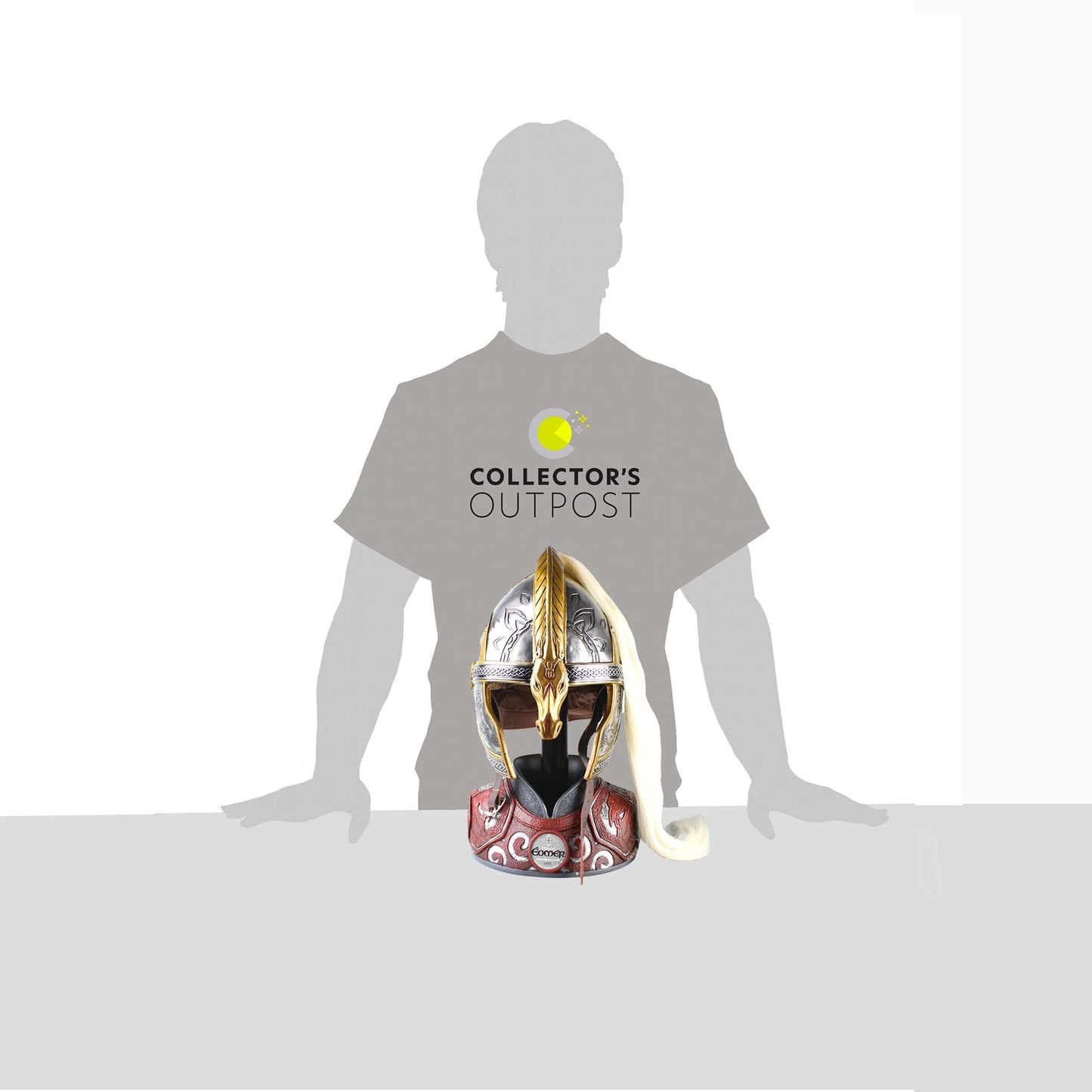 Helm Of Eomer (Lord of the Rings) Full-Scale Prop Replica with Display Stand