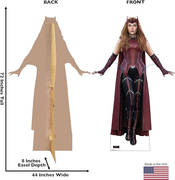 Scarlet Witch (WandaVision) Marvel Life Size Cardboard Cutout Standee
