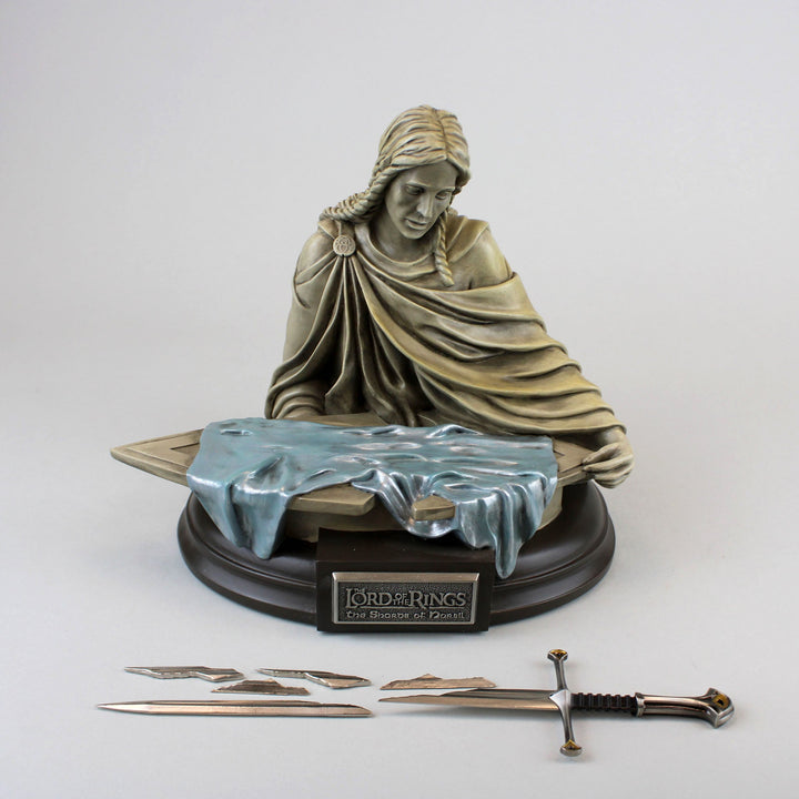 Shards of Narsil in Rivendell Statue (Lord of the Rings) 1:5 Scale Miniature Replica