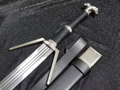 The Witcher Geralt's Silver Sword Steel Replica (Game Version)