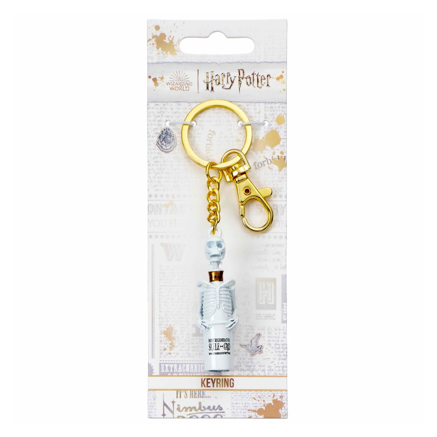 Harry Potter Skelegro Potion Bottle Metal Keychain