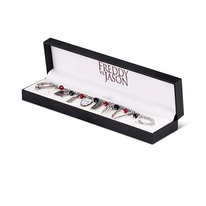 Slasher Film Icons (Freddy Vs. Jason) Enamel Charm Bracelet