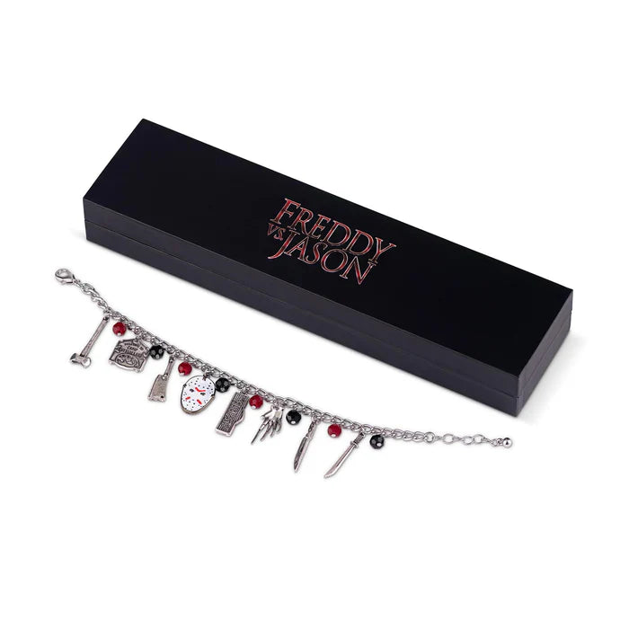Freddy Vs. Jason Friday the 13th Nightmare on Elm Street Horror Charm Bracelet