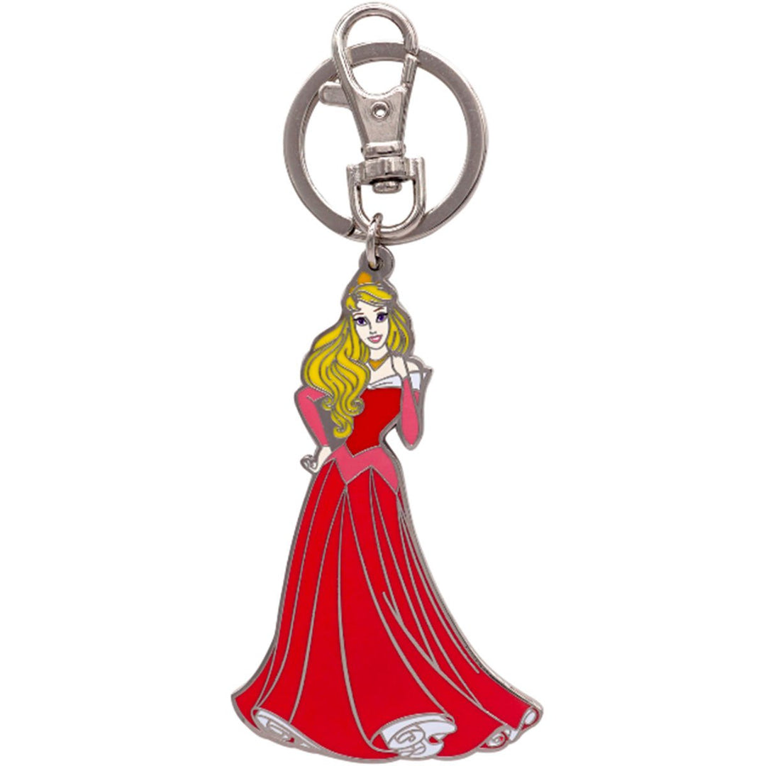 Sleeping Beauty Princess Aurora Disney Colored Enamel Keychain