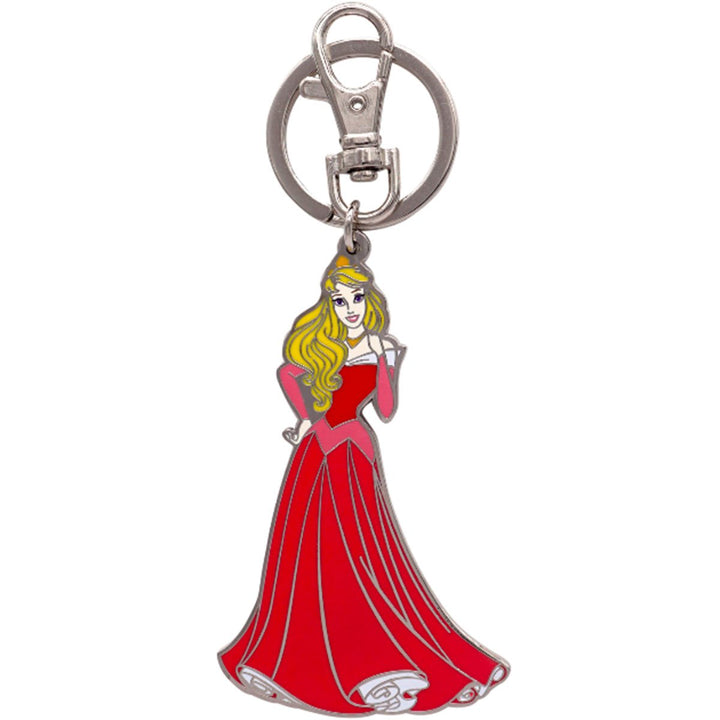 Sleeping Beauty Princess Aurora Disney Colored Enamel Keychain