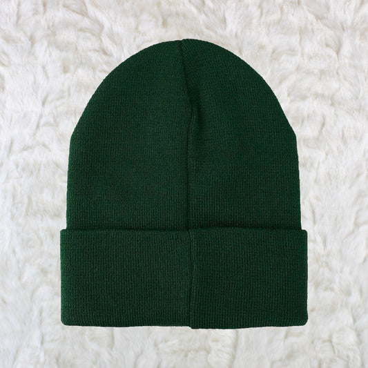 Harry Potter Slytherin Crest Embroidered Green Beanie Hat
