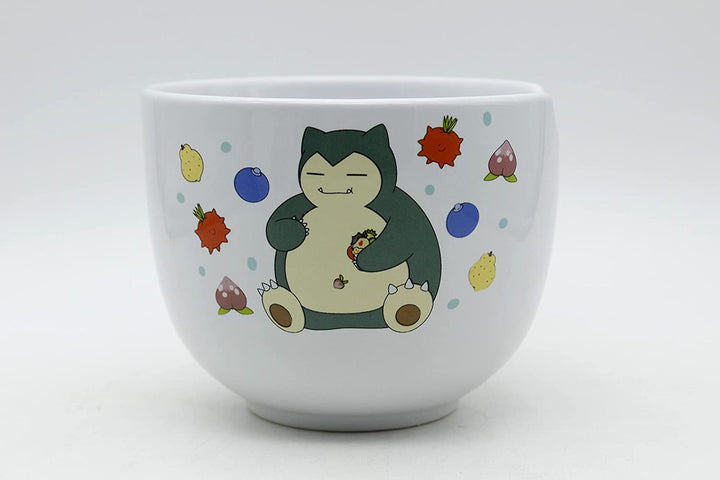 Snorlax Pokemon 5" Ceramic Ramen Bowl with Chopsticks