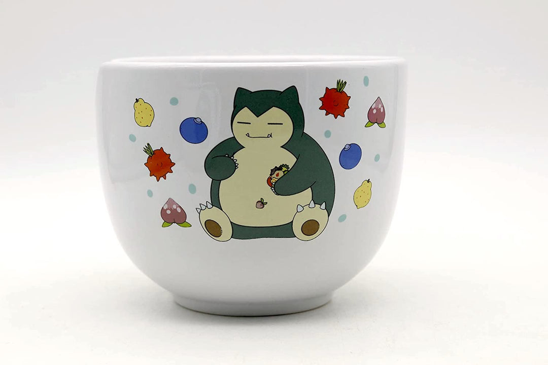 Snorlax Pokemon 5" Ceramic Ramen Bowl with Chopsticks