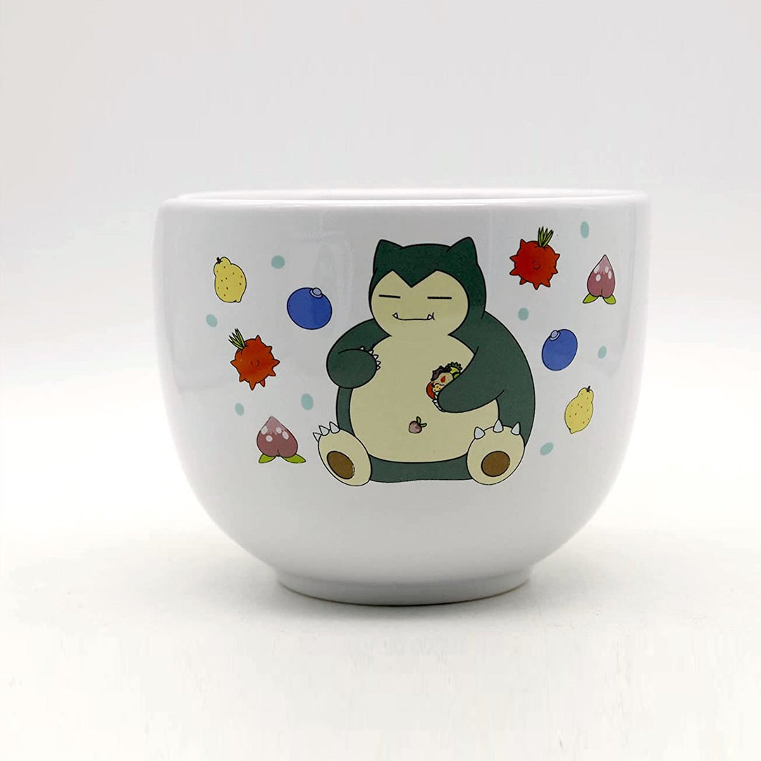 Snorlax Pokemon 5" Ceramic Ramen Bowl with Chopsticks