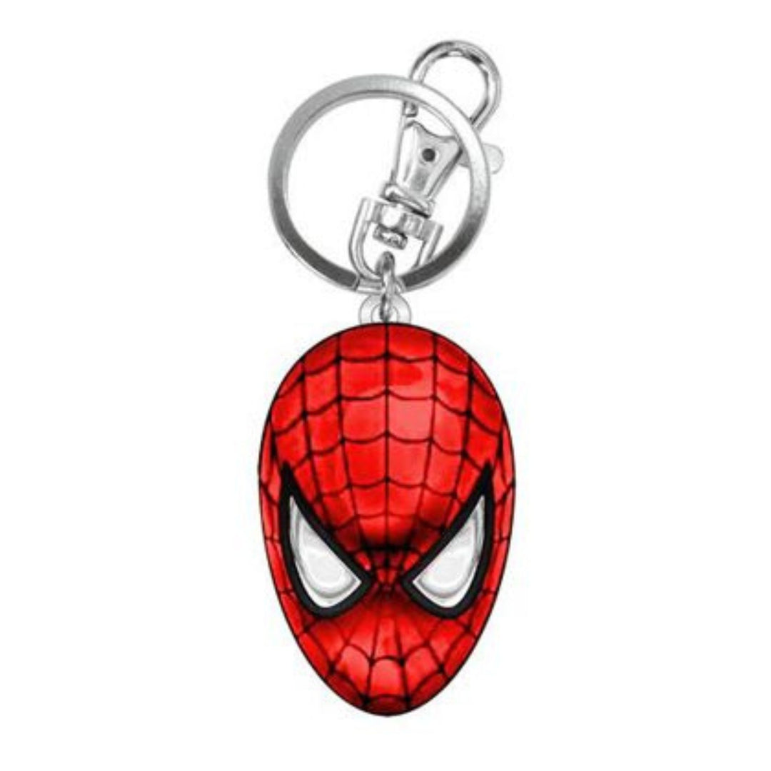 Spider-Man Mask Marvel Comics Large Pewter Keychain