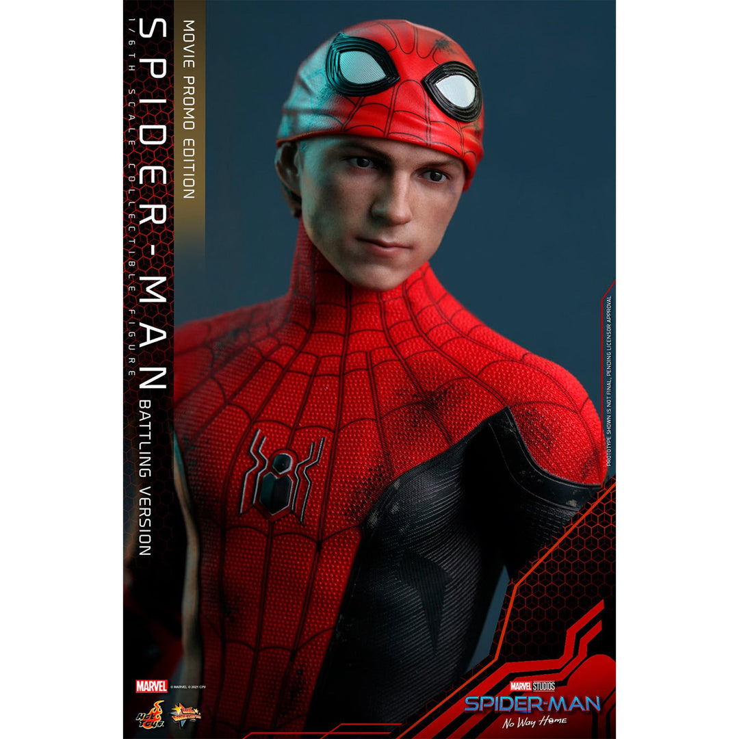 Spider-Man No Way Home Battle Version 1:6 Scale Movie Promo Edition Figure by Hot Toys