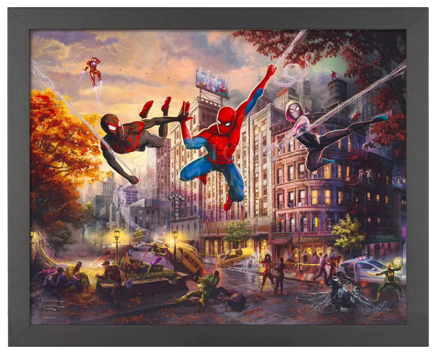 Spider-Man Ultimate Alliance - Marvel Thomas Kinkade Framed Art Print