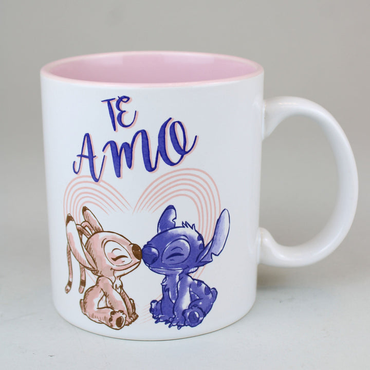 Stitch &amp; Angel "Te Amo" (Lilo &amp; Stitch) Disney 20oz Ceramic Mug
