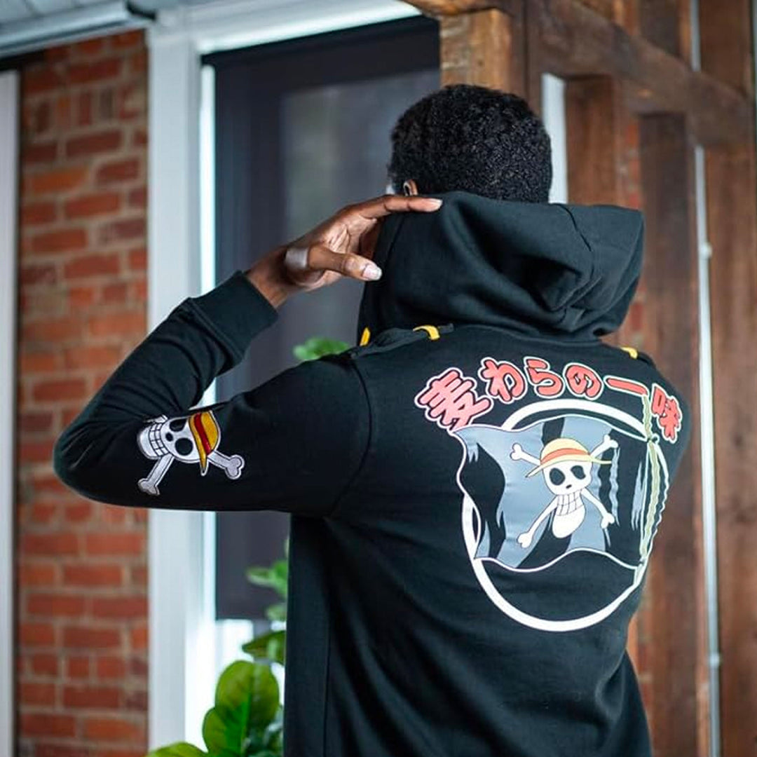 One Piece Straw Hat Pirates Military Style Hoodie