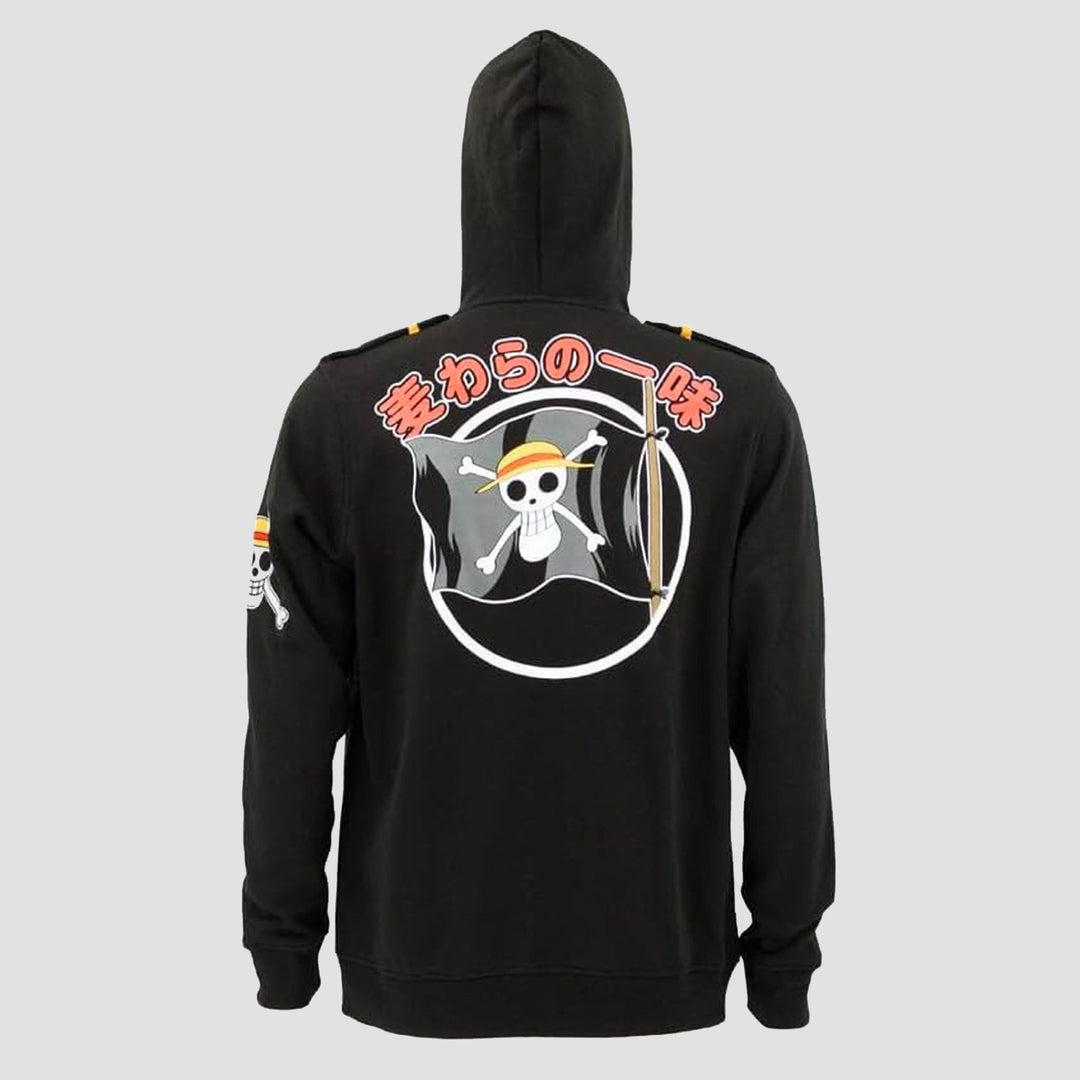One Piece Straw Hat Pirates Military Style Hoodie