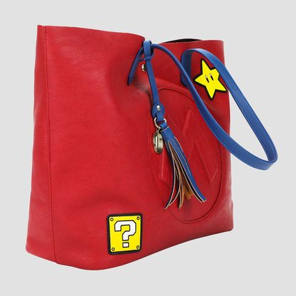Super Mario Bros Patch Tote Bag