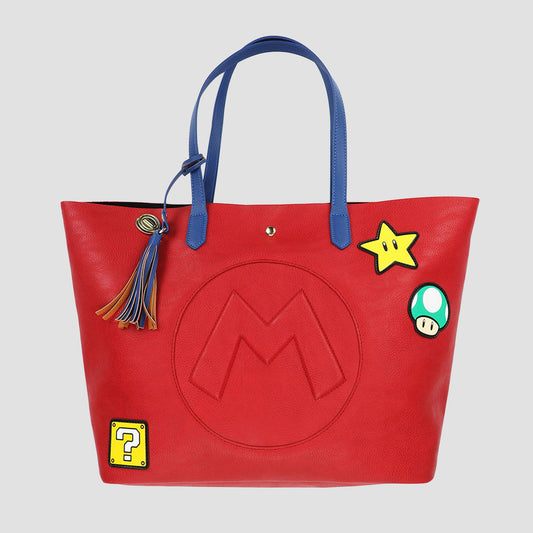 Super Mario Bros Patch Tote Bag