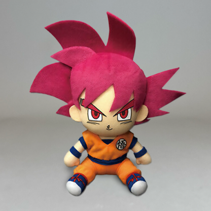 Super Saiyan God Goku 7" Sitting Plush