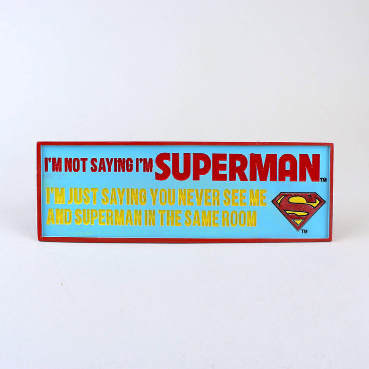 Superman DC Comics Resin Desk Sign