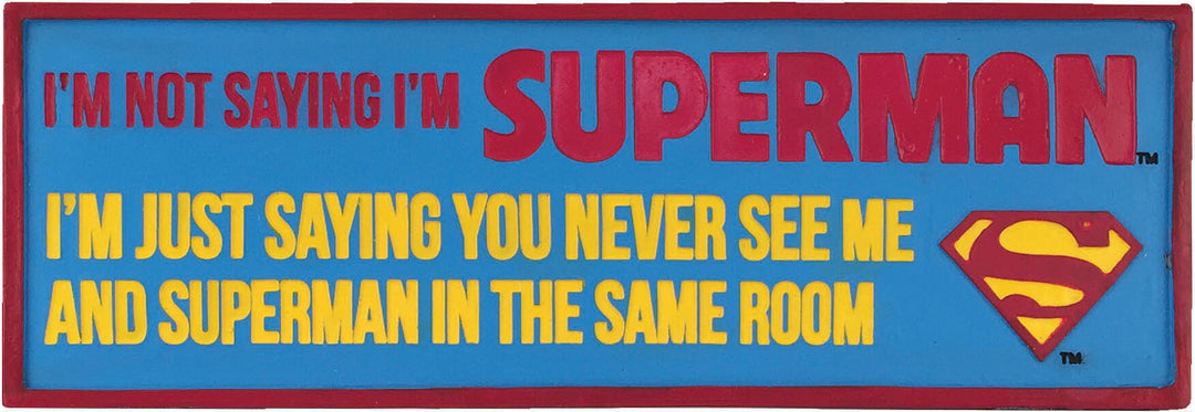 Superman DC Comics Resin Desk Sign
