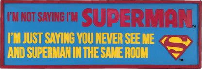 Superman DC Comics Resin Desk Sign