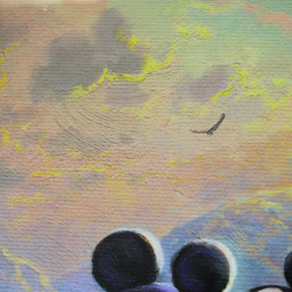 "Sweetheart Cove" (Disney) Mickey and Minnie Thomas Kinkade Framed Art Print