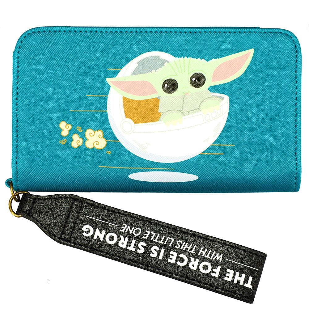 Star Wars: The Mandalorian Grogu Kawaii Wristlet Tech Wallet