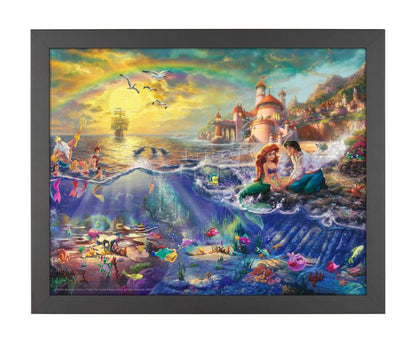 The Little Mermaid (Disney) Thomas Kinkade Framed Art Print