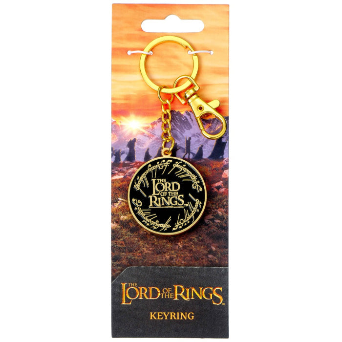 The Lord of the Rings Logo Enamel Keychain