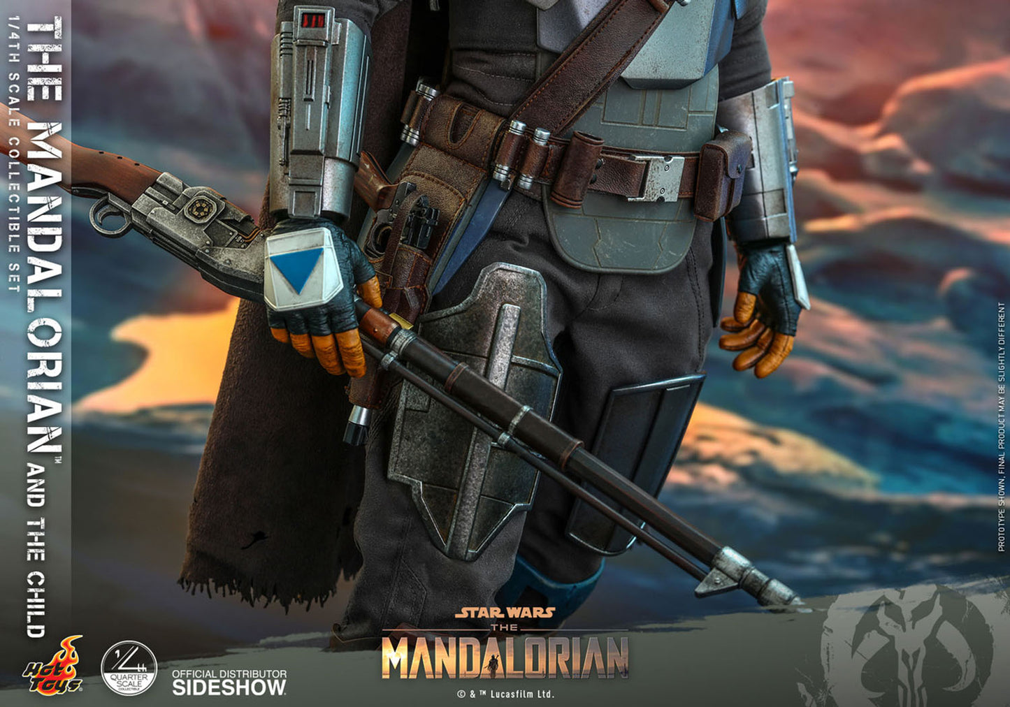 Star Wars The Mandalorian and Grogu 1/4 Scale Figure Set Collector Edition by Hot Toys