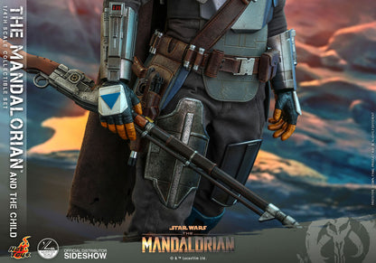 Star Wars The Mandalorian and Grogu 1/4 Scale Figure Set Collector Edition by Hot Toys