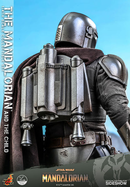 Star Wars The Mandalorian and Grogu 1/4 Scale Figure Set Collector Edition by Hot Toys