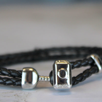 Thor Mjolnir (Marvel) Hammer Leather Bracelet