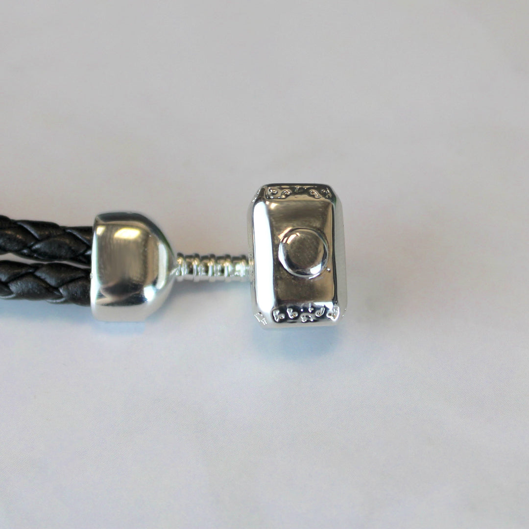 Thor Hammer Mjolnir Marvel Comics Leather Bracelet