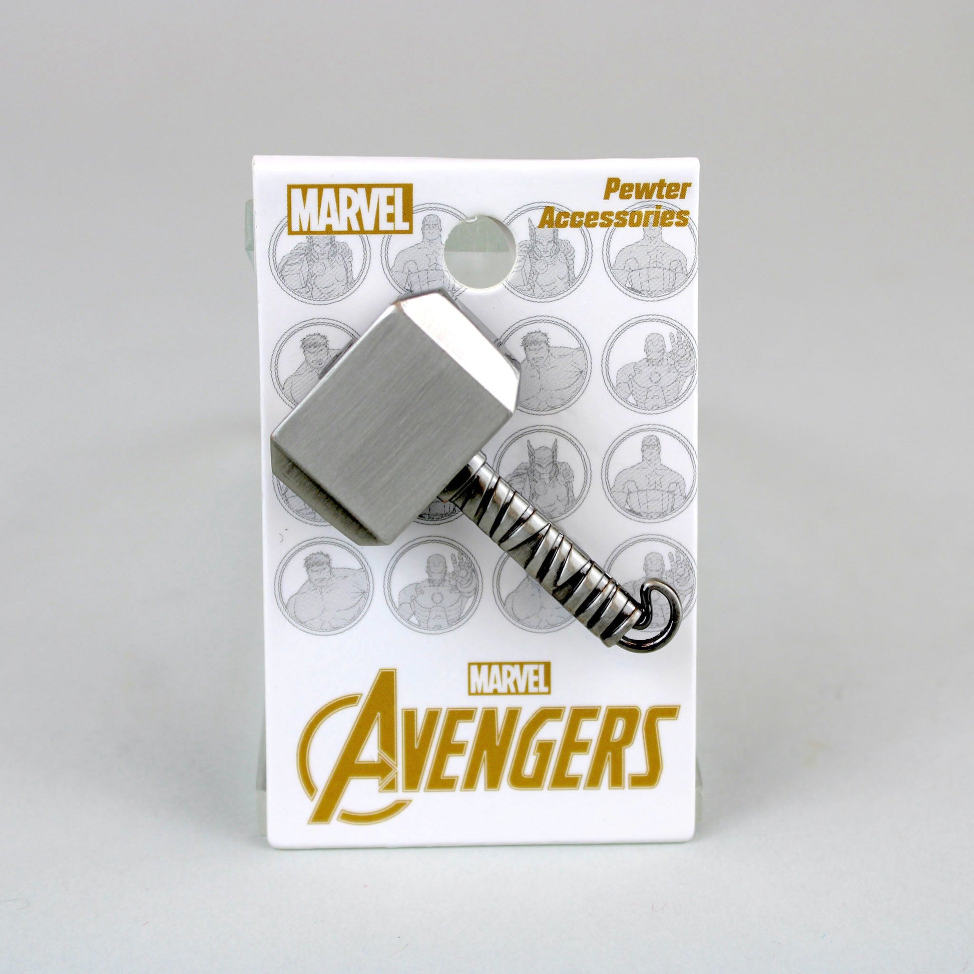 Thor's Hammer Mjolnir (Avengers) Marvel Deluxe Pewter Pin