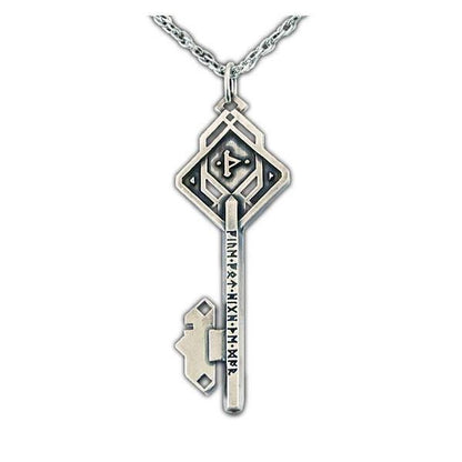 Lord of the Rings The Hobbit Key to Erebor Bronze Necklace