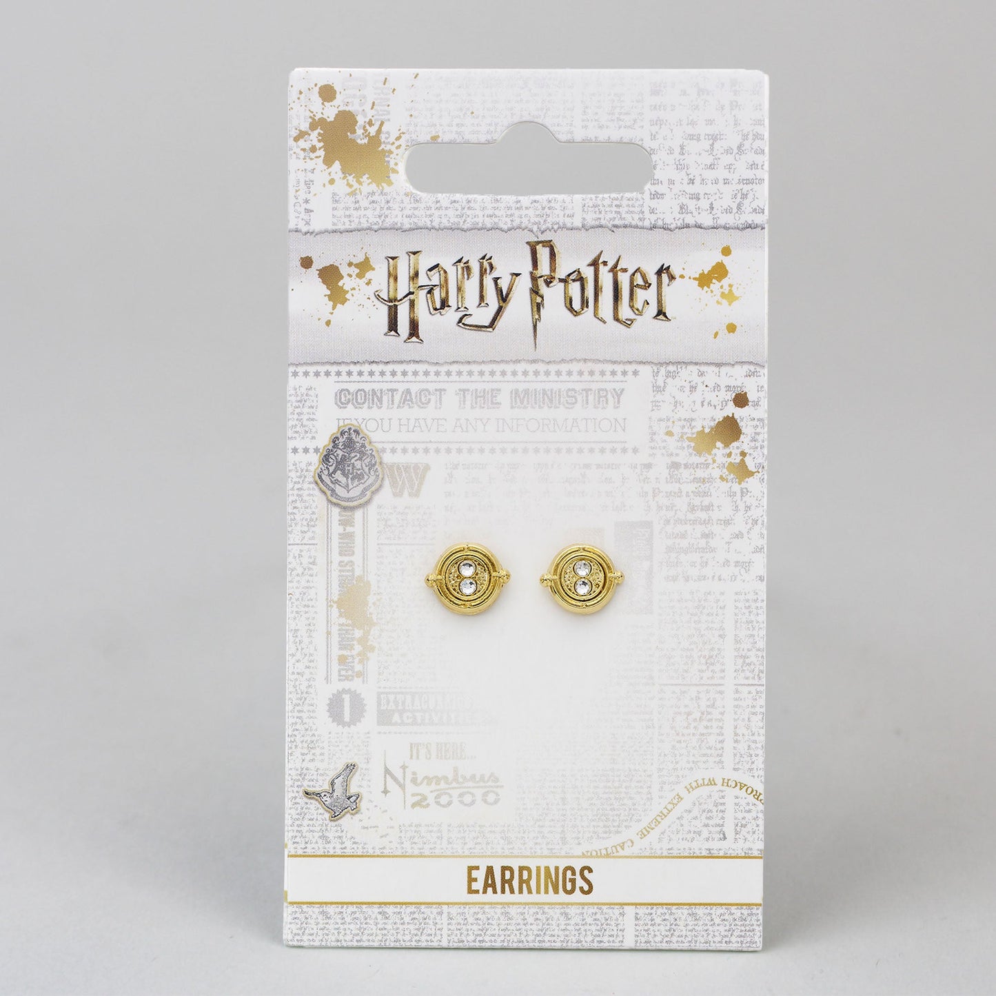 Time Turner (Harry Potter) Gold Plated Stud Earrings