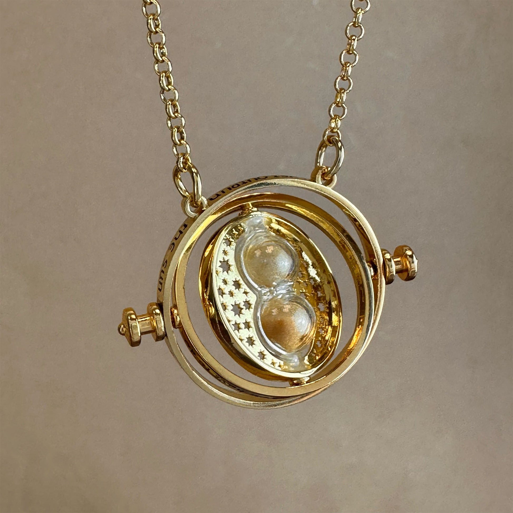 Time Turner (Harry Potter) Spinning Necklace