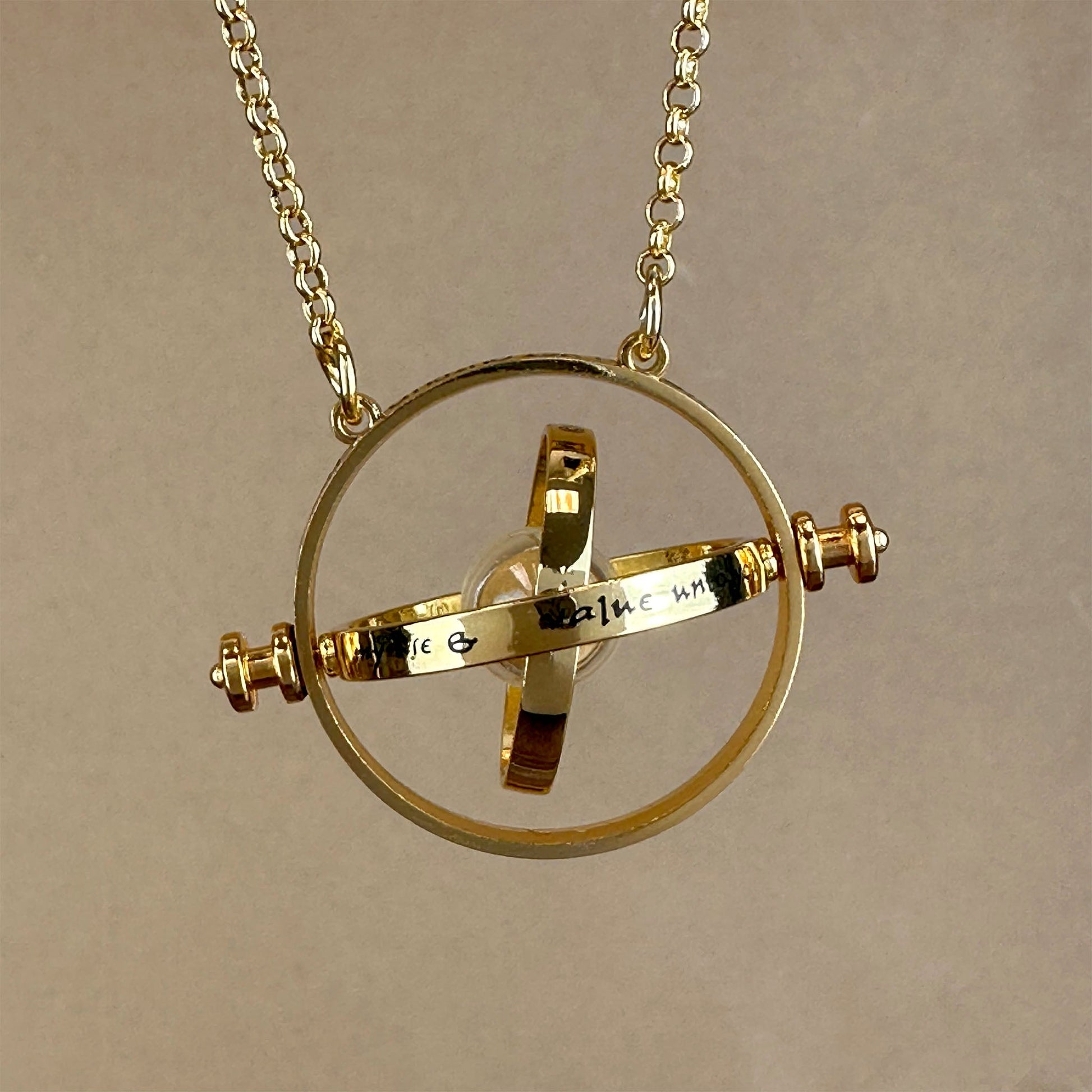 Time Turner (Harry Potter) Spinning Necklace