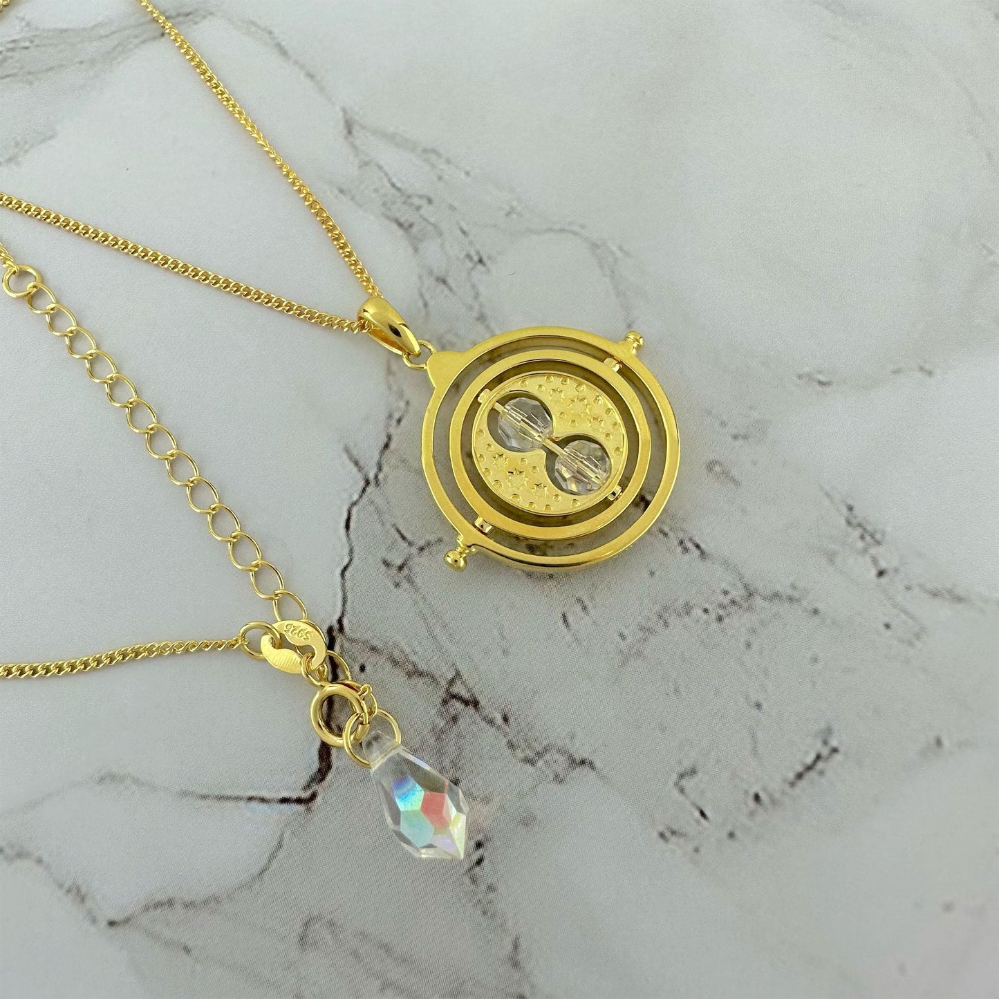 Time Turner Crystal Necklace