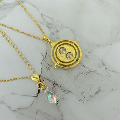 Time Turner Crystal Necklace