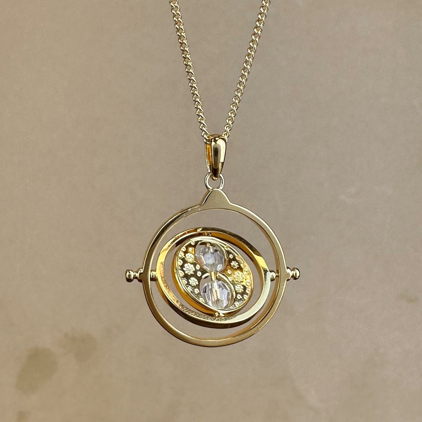 Time Turner Crystal Necklace
