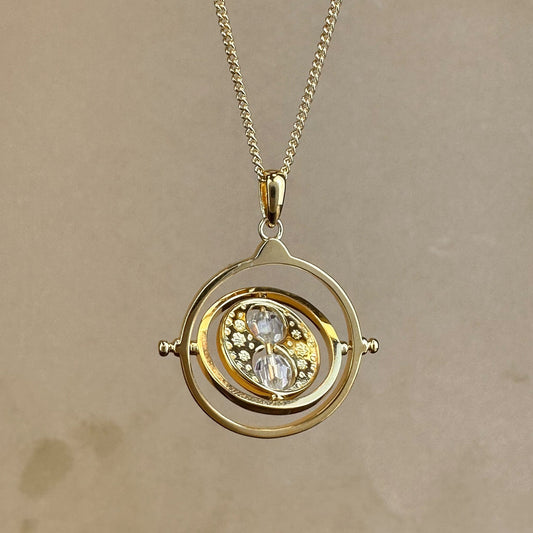 Time Turner Crystal Necklace