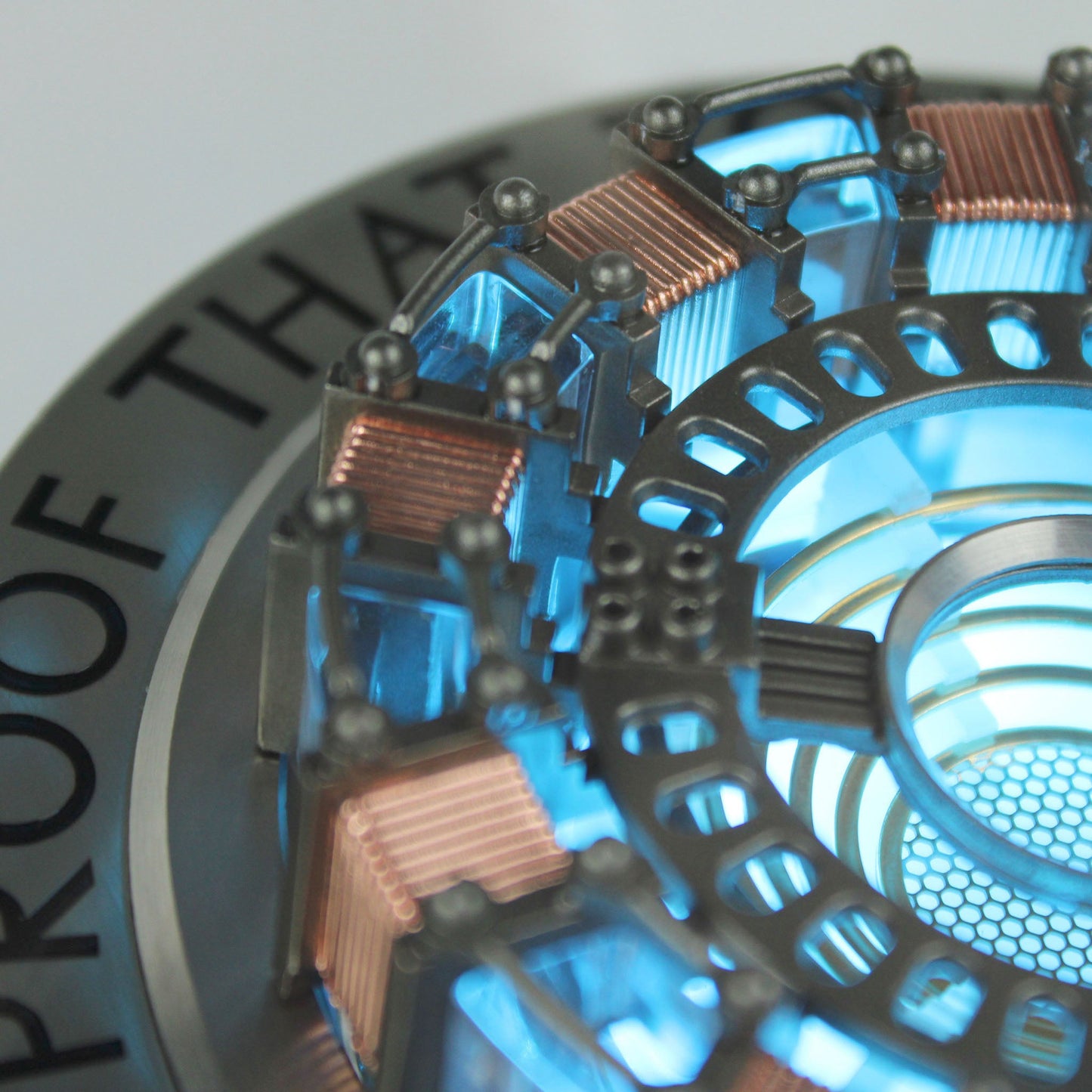 Iron Man Arc Reactor Lighted Full-Scale Prop Replica with Acrylic Case