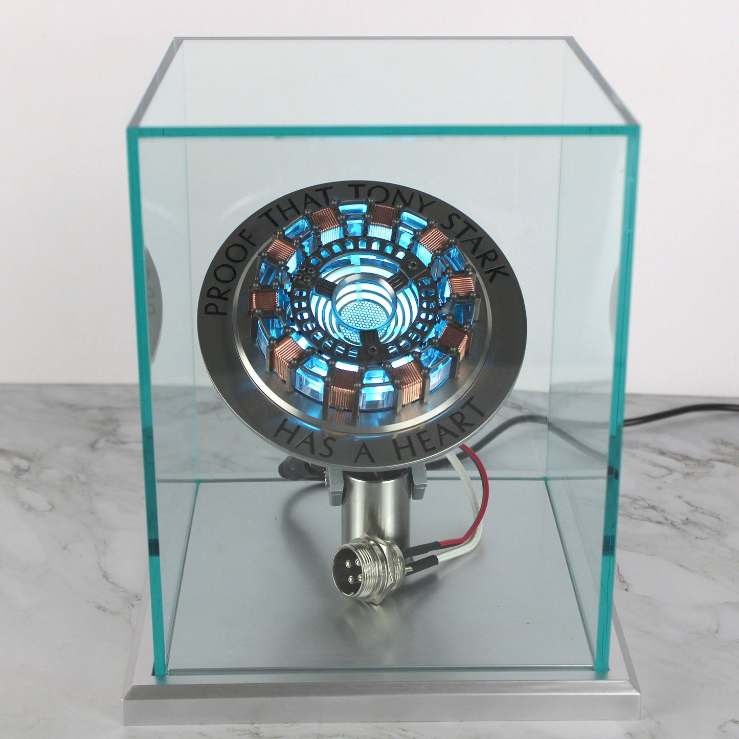 Iron Man Arc Reactor Lighted Full-Scale Prop Replica with Acrylic Case